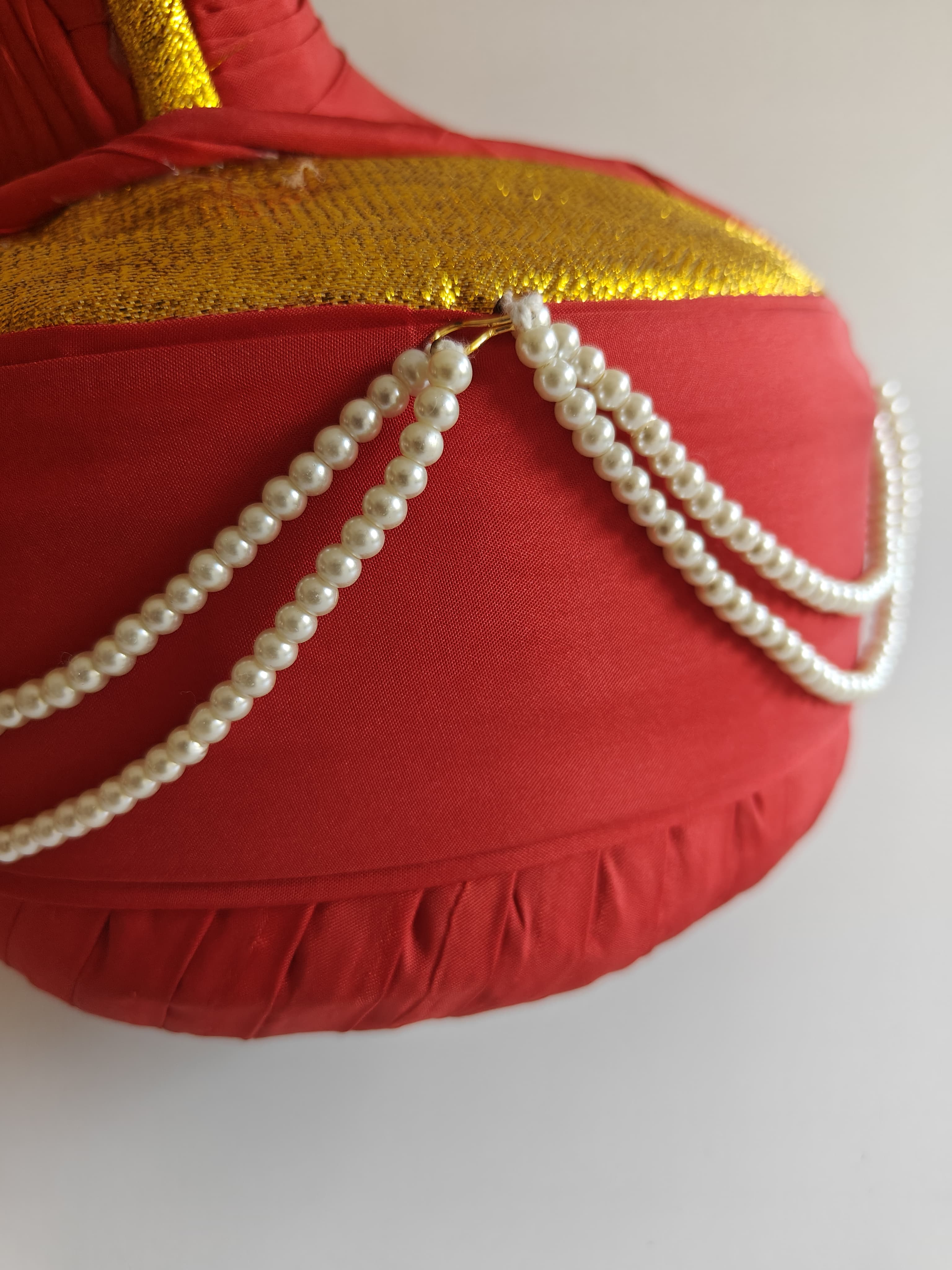 Pearls Maala attachment for Pagadi