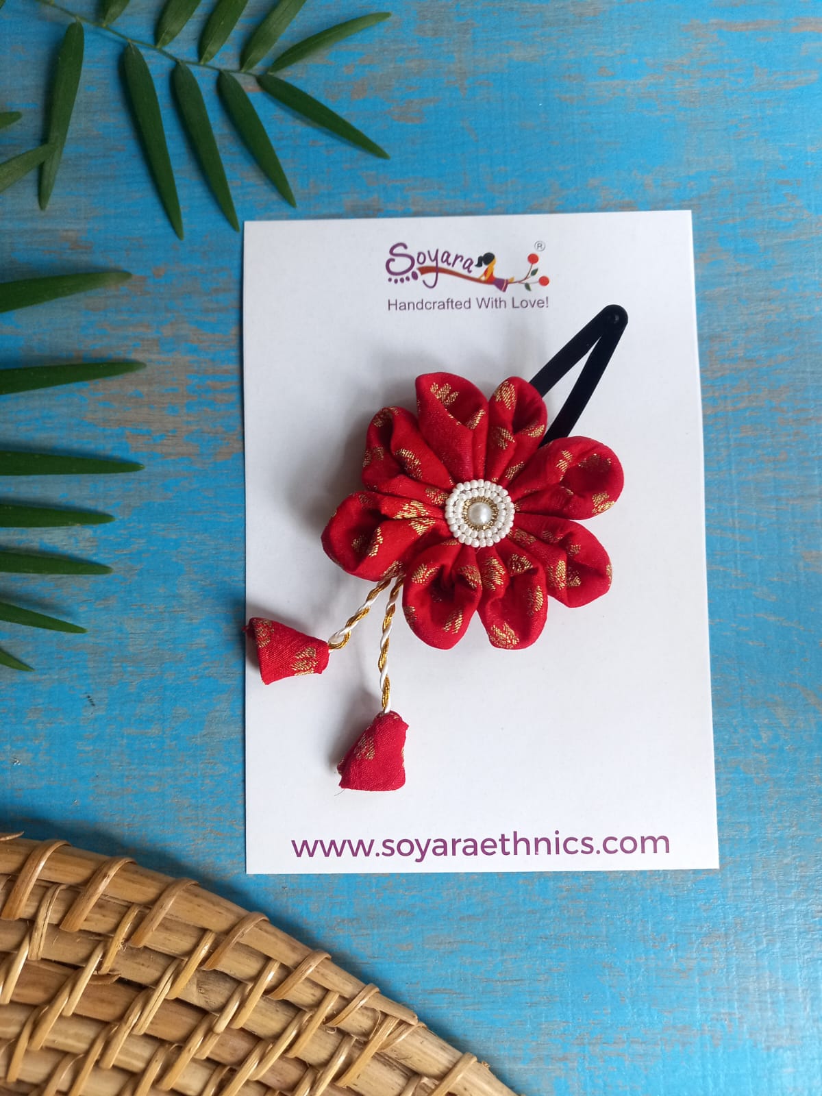 Accessories gifts fancy traditional ethnic hair accessories for kids trendy handmade hair clip fabric hair accessories hair band head band brocade handcrafted hair pin hair accessory tic-tac clips matching assorted mix n match pearl multicolour metal golden bow rubber band
