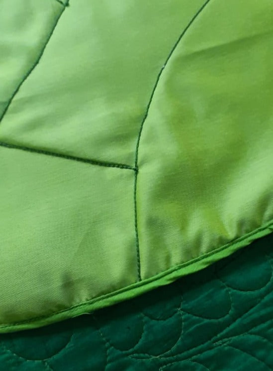 Leaf shaped Cotton silk baby mat for NewbornSilk brocade cotton silk cotton chanderi printed Traditional ethnic Indian new born baby naming ceremony dress naamkaran annaprashan mundan javal namakaran janmashtami rice ceremony ushtavan onam kasau chudakarma Babyboy babygirl bloomer diaper cover bonnet topada head band