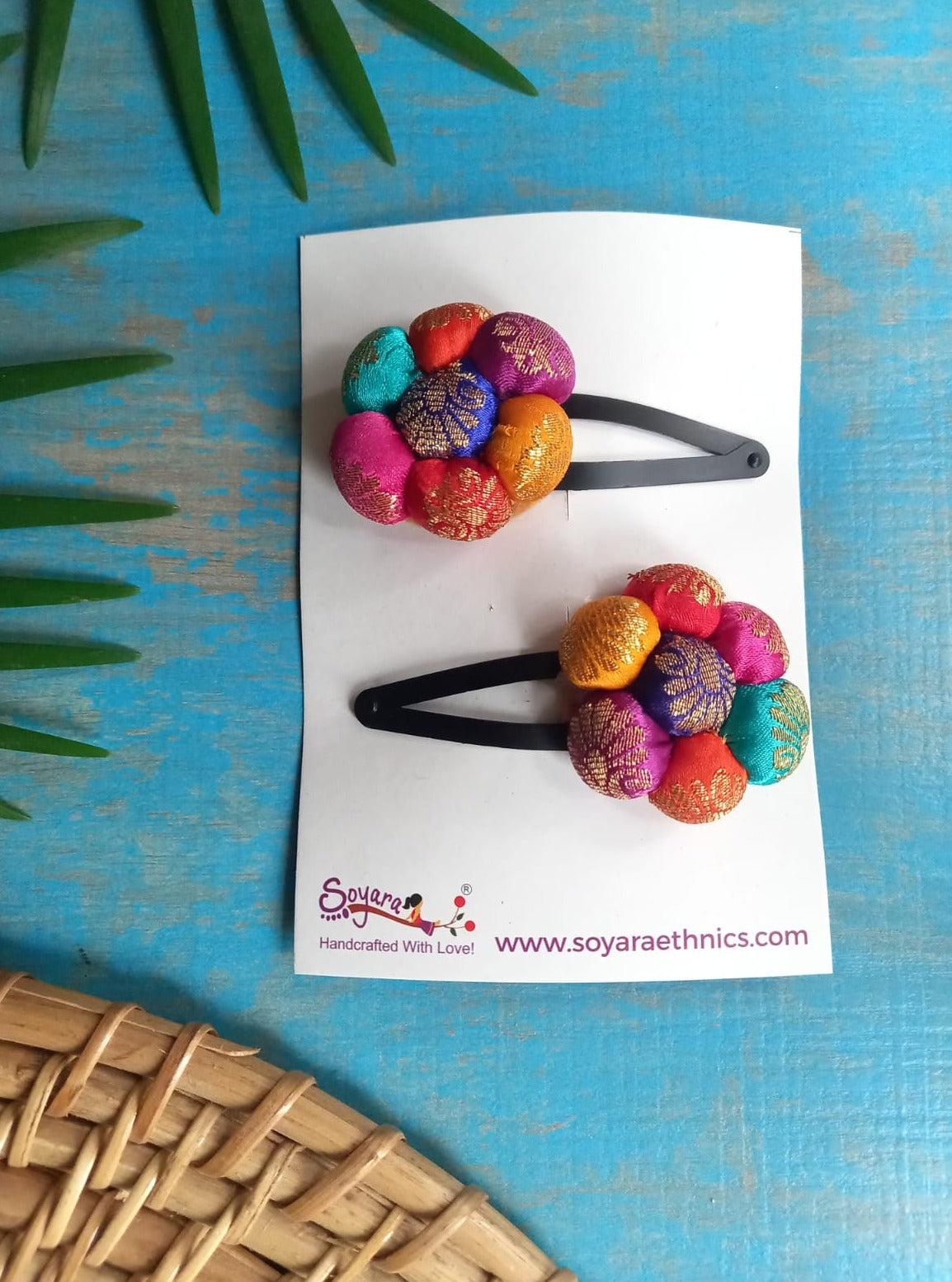 Accessories gifts fancy traditional ethnic hair accessories for kids trendy handmade hair clip fabric hair accessories hair band head band brocade handcrafted hair pin hair accessory tic-tac clips matching assorted mix n match pearl multicolour metal golden bow rubber band