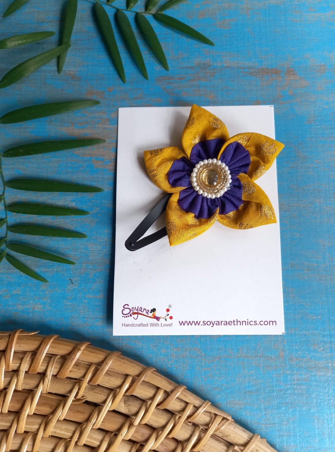 Accessories gifts fancy traditional ethnic hair accessories for kids trendy handmade hair clip fabric hair accessories hair band head band brocade handcrafted hair pin hair accessory tic-tac clips matching assorted mix n match pearl multicolour metal golden bow rubber band