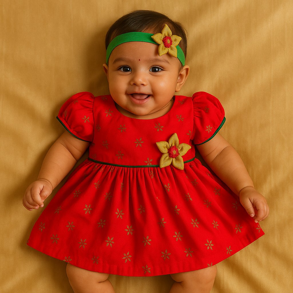 Celebrate the joyous arrival of your little one with our enchanting Cherished Traditions Collection, an assortment of ethnic wear specially crafted for newborn babies.