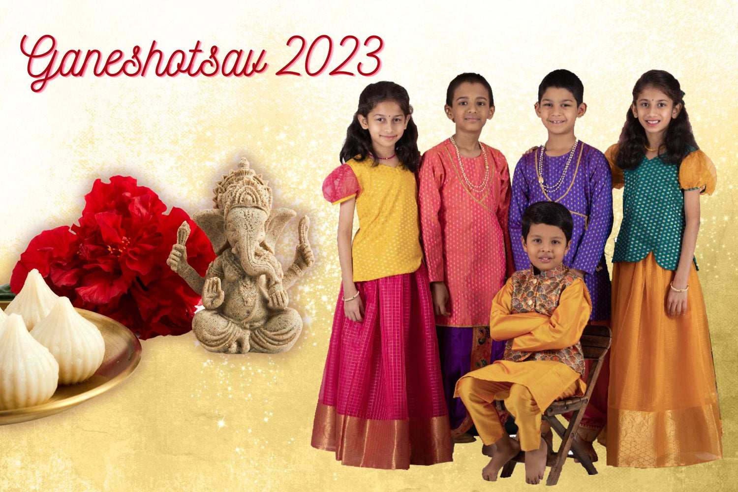 Ganeshotsav Special ethnic wear collection for kids is all you need to shop all festive wardrobe essentials at one place!