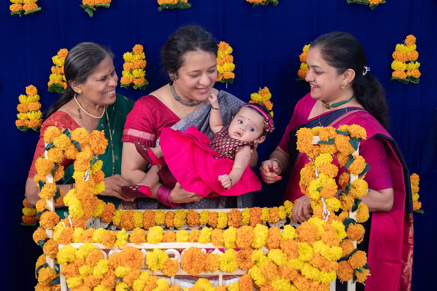 enchanting collection of dresses designed exclusively for the joyous occasion of a newborn baby's naming ceremony. 