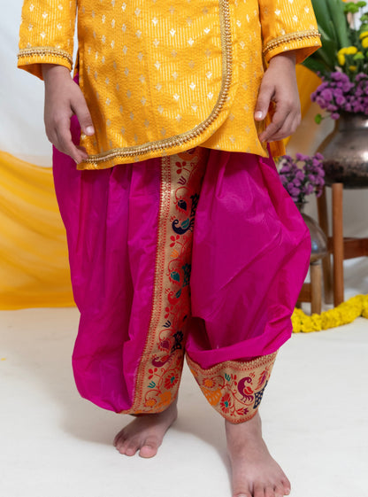 cotton silk traditional ethnic brocade printed silk cotton kurta pyjama salwar suit pajama churidar set sherwani jacket for baby boy kids