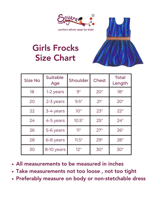 Aqua green Vichitra silk sleeveless frock / dress for Girls