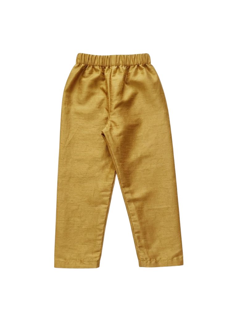 Boys' premium silk , brocade & cotton silk traditional salwar. Elegant ethnic outfit, perfect for festivals, puja, munj, weddings, rituals and ceremonies.