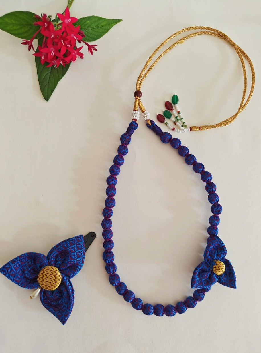Accessories gifts fancy traditional ethnic for kids trendy handmade fabric accessories brocade handcrafted matching assorted mix n match pearl multicolour metal golden party wear beaded glass beads trendy gold plated earrings pendant    