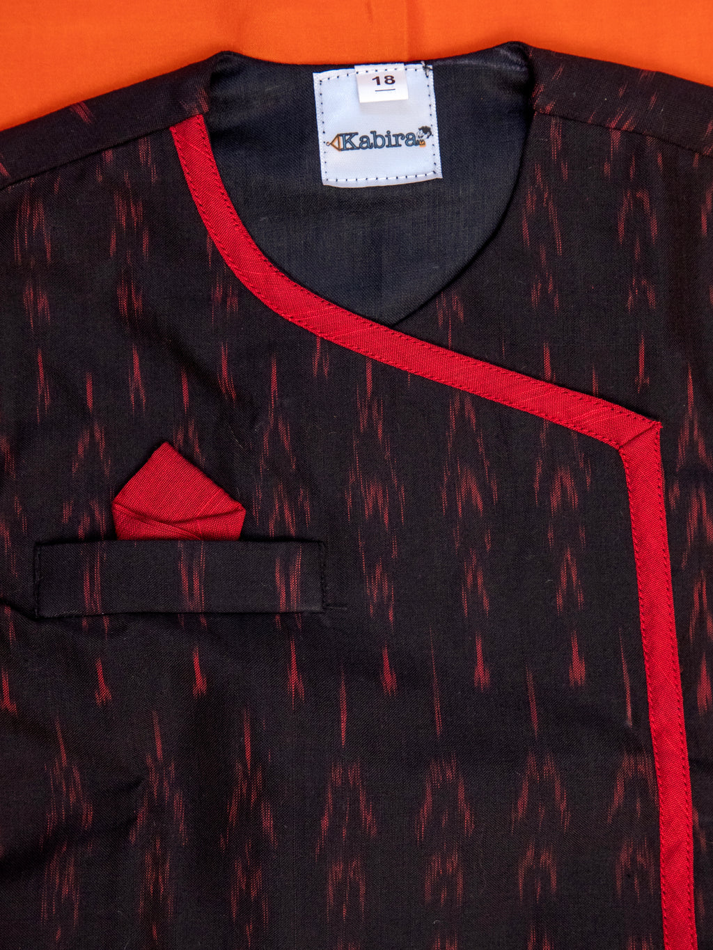 Celebrate Sankrant in style with our elegant black ethnic wear for boys and girls. Crafted from luxurious silk brocade and Chanderi fabrics, this collection blends tradition with modern charm. Perfect for the Makar Sankrant festival ! 