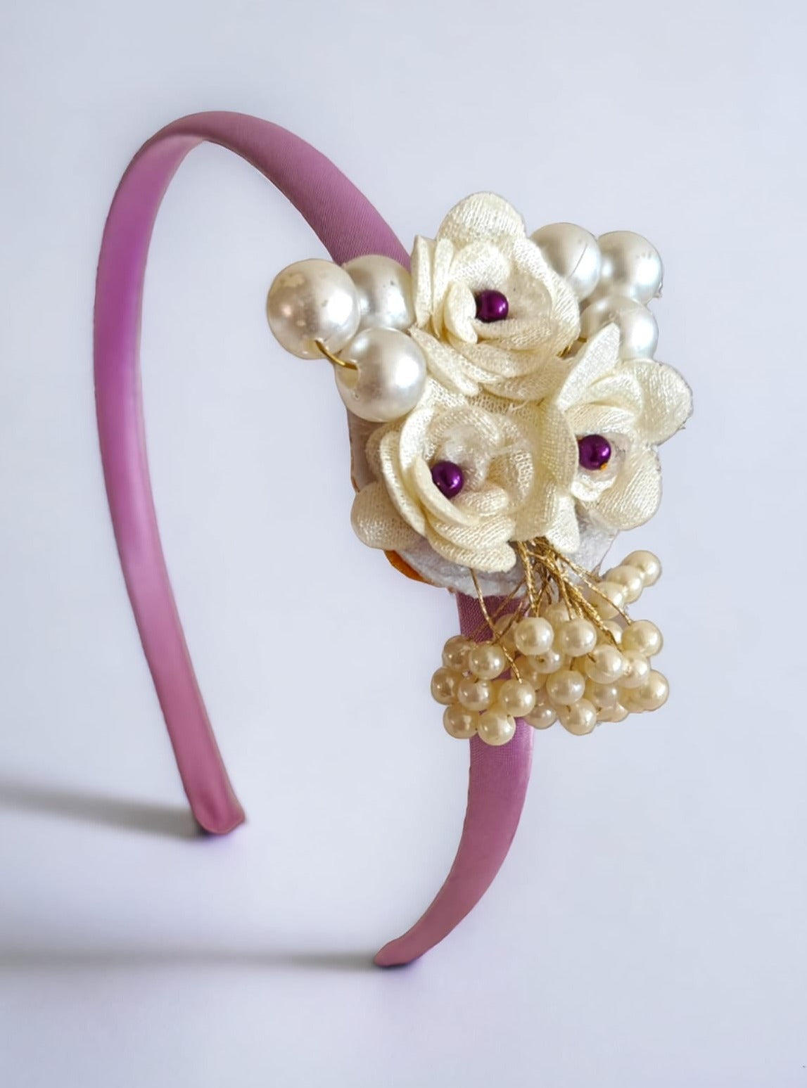 Accessories gifts fancy traditional ethnic hair accessories for kids trendy handmade hair clip fabric hair accessories hair band head band brocade handcrafted hair pin hair accessory tic-tac clips matching assorted mix n match pearl multicolour metal golden bow rubber band