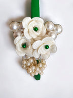 Accessories gifts fancy traditional ethnic hair accessories for kids trendy handmade hair clip fabric hair accessories hair band head band brocade handcrafted hair pin hair accessory tic-tac clips matching assorted mix n match pearl multicolour metal golden bow rubber band
