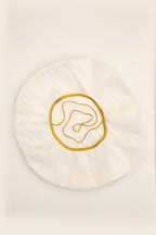 White Dupion Silk Jholi For Batu