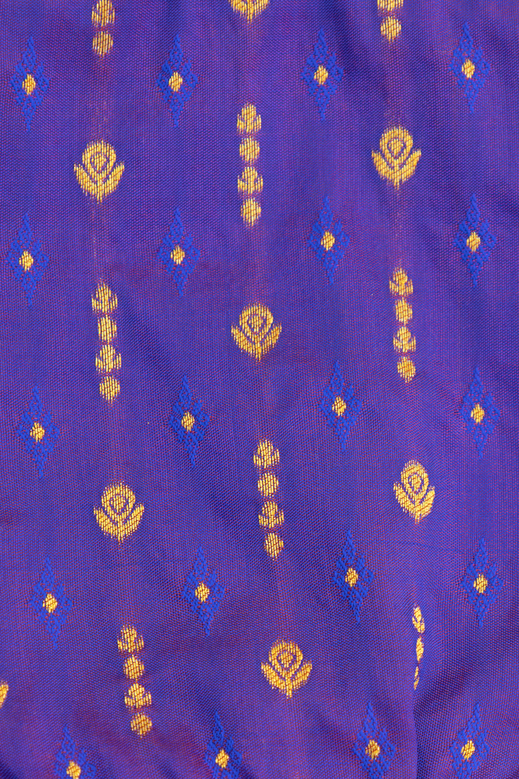 Purple brocade silk unisex kunchi with beautiful golden lace for New Born Baby
