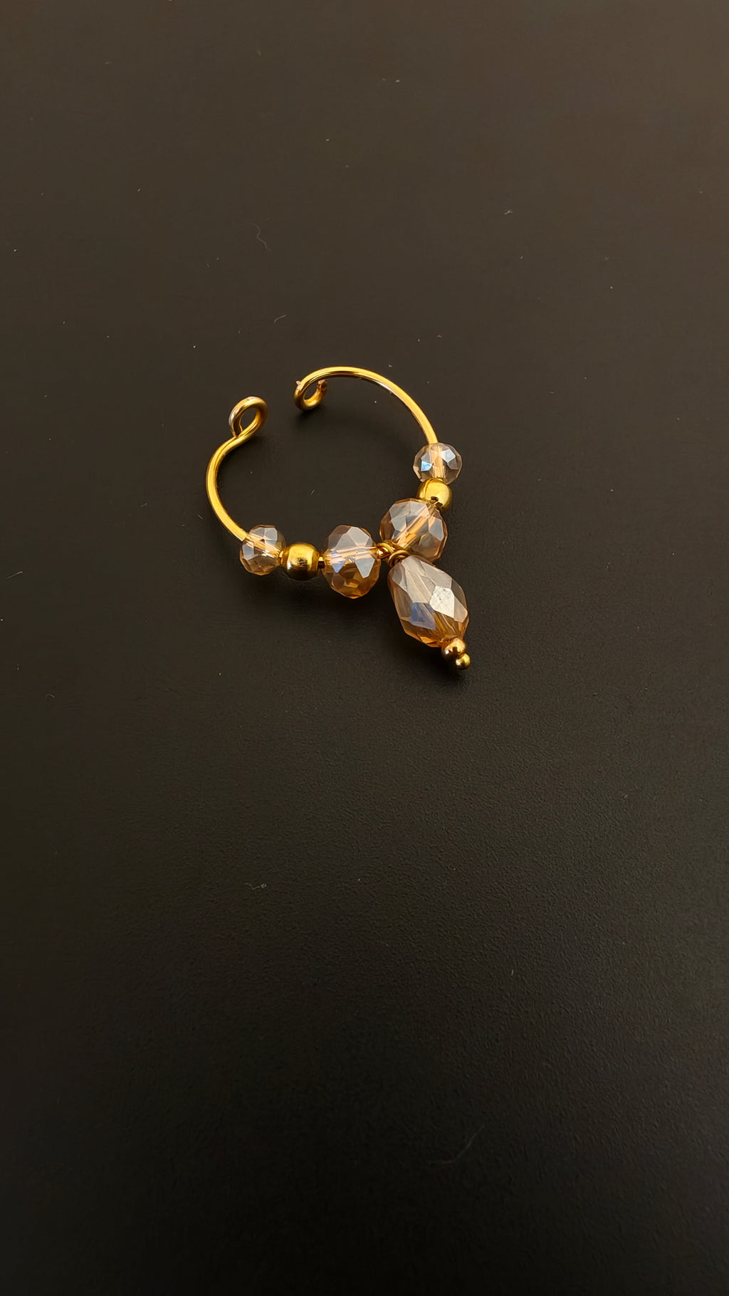 Golden crystal beads Bhikbali for Boys