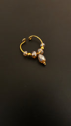 Golden crystal beads Bhikbali for Boys