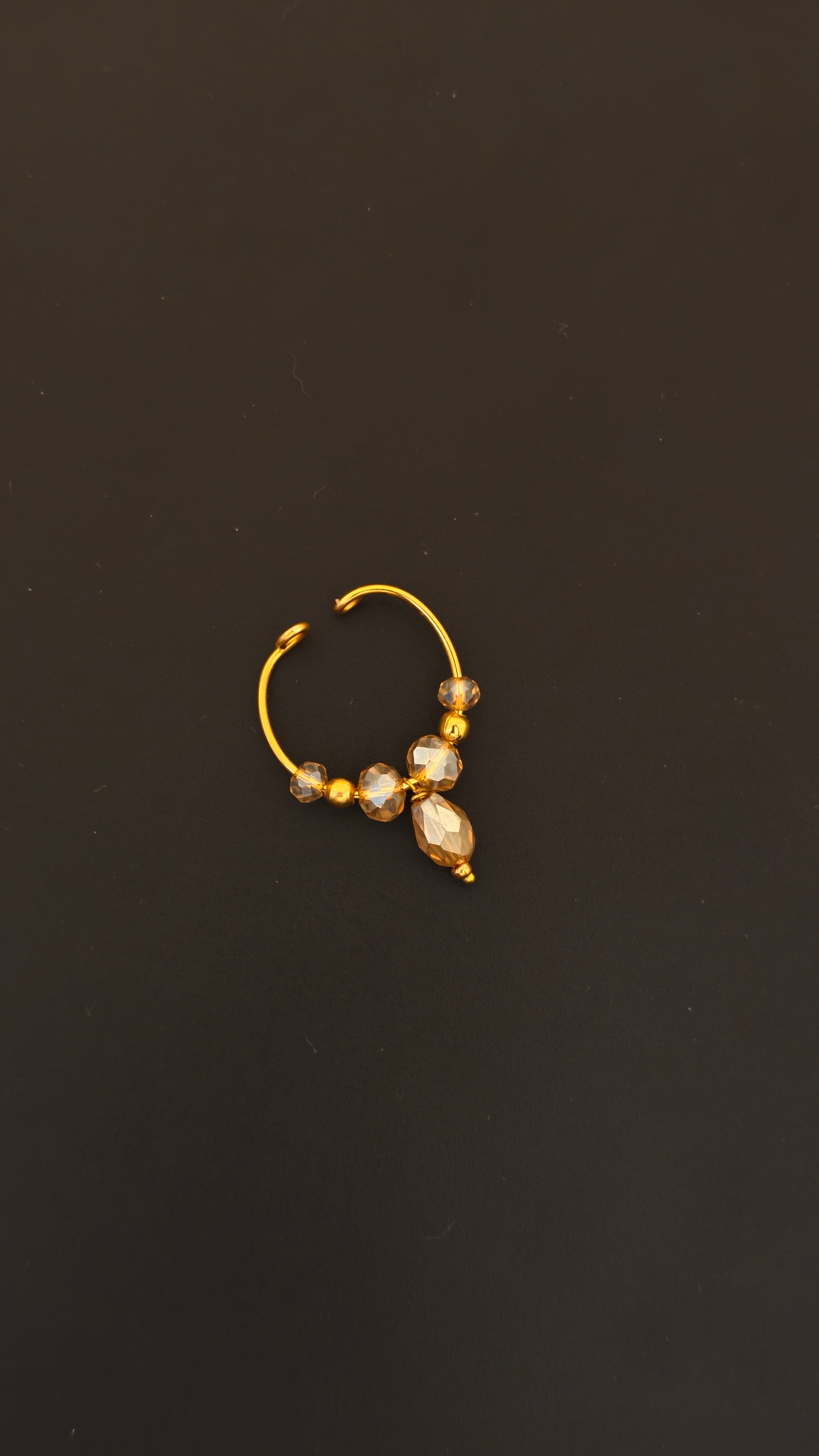 Golden crystal beads Bhikbali for Boys