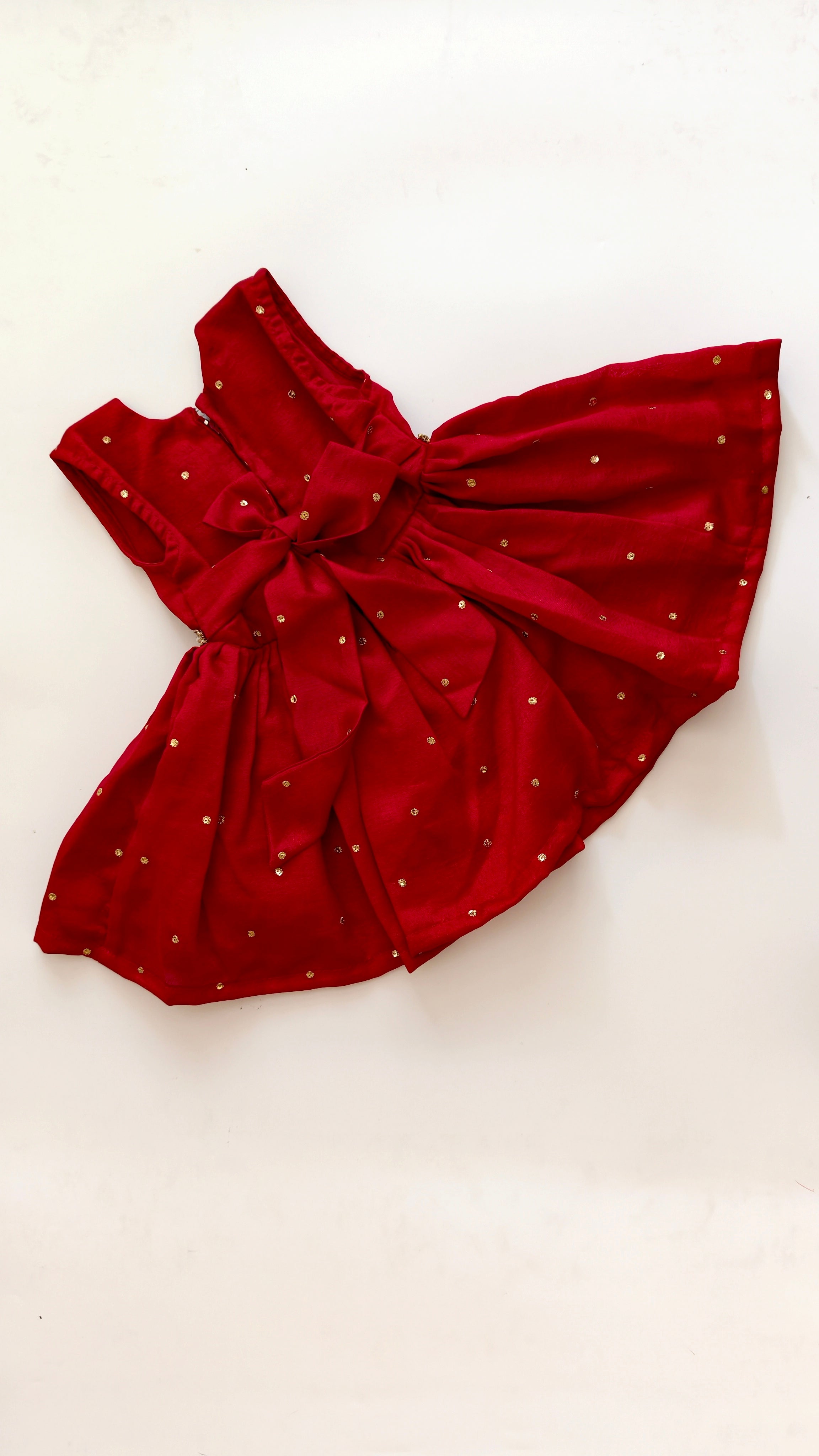 premium silk brocade paithani ethnic frock for newborn baby girl naming ceremony with hair accessories for traditional celebrations, festivals, annaprashan etc