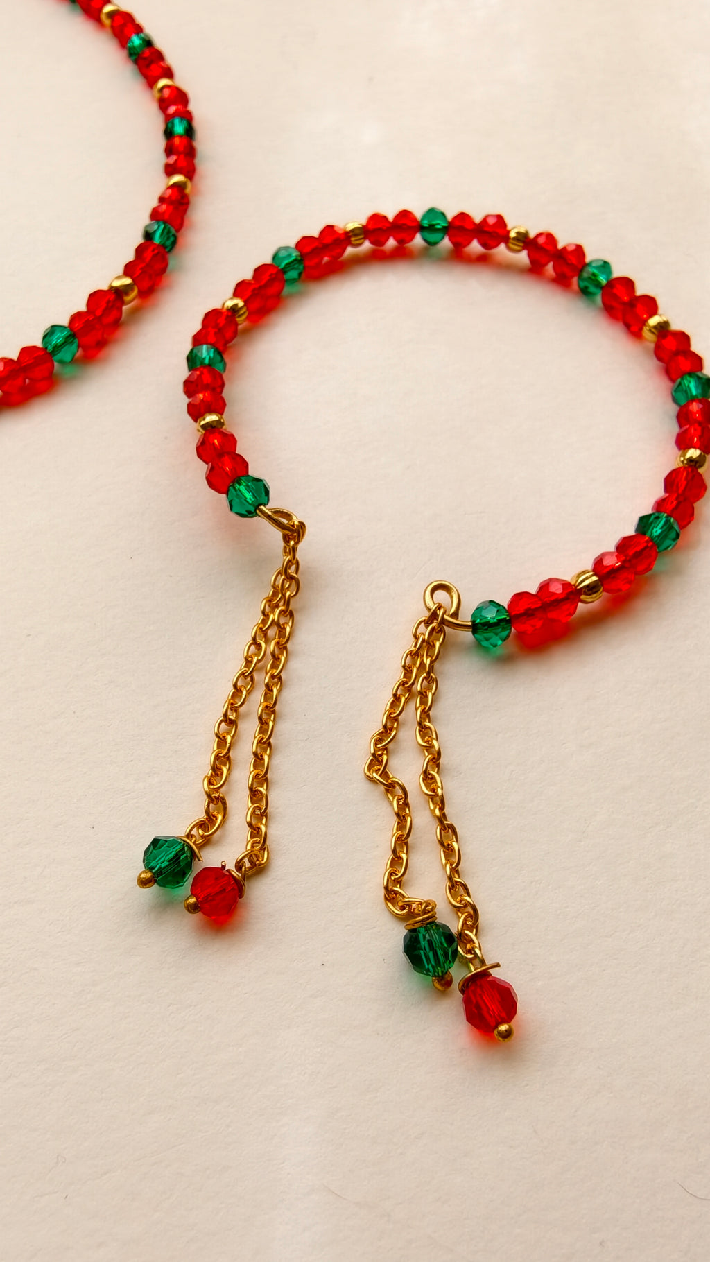 Red With Aqua Green Crystal Beads Necklace And Earrings Set With Bracelet (Copy)