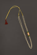 Pearl Double Layer Kanthi with red lotus findings for Batu