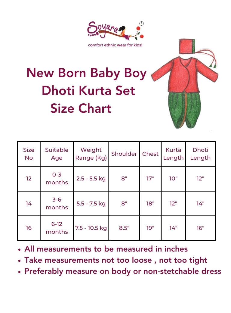 Rajas Set - Purple brocade Angrakha kurta with Peacock Paithani yoke teamed with contrast golden dhoti for newborn baby boy.