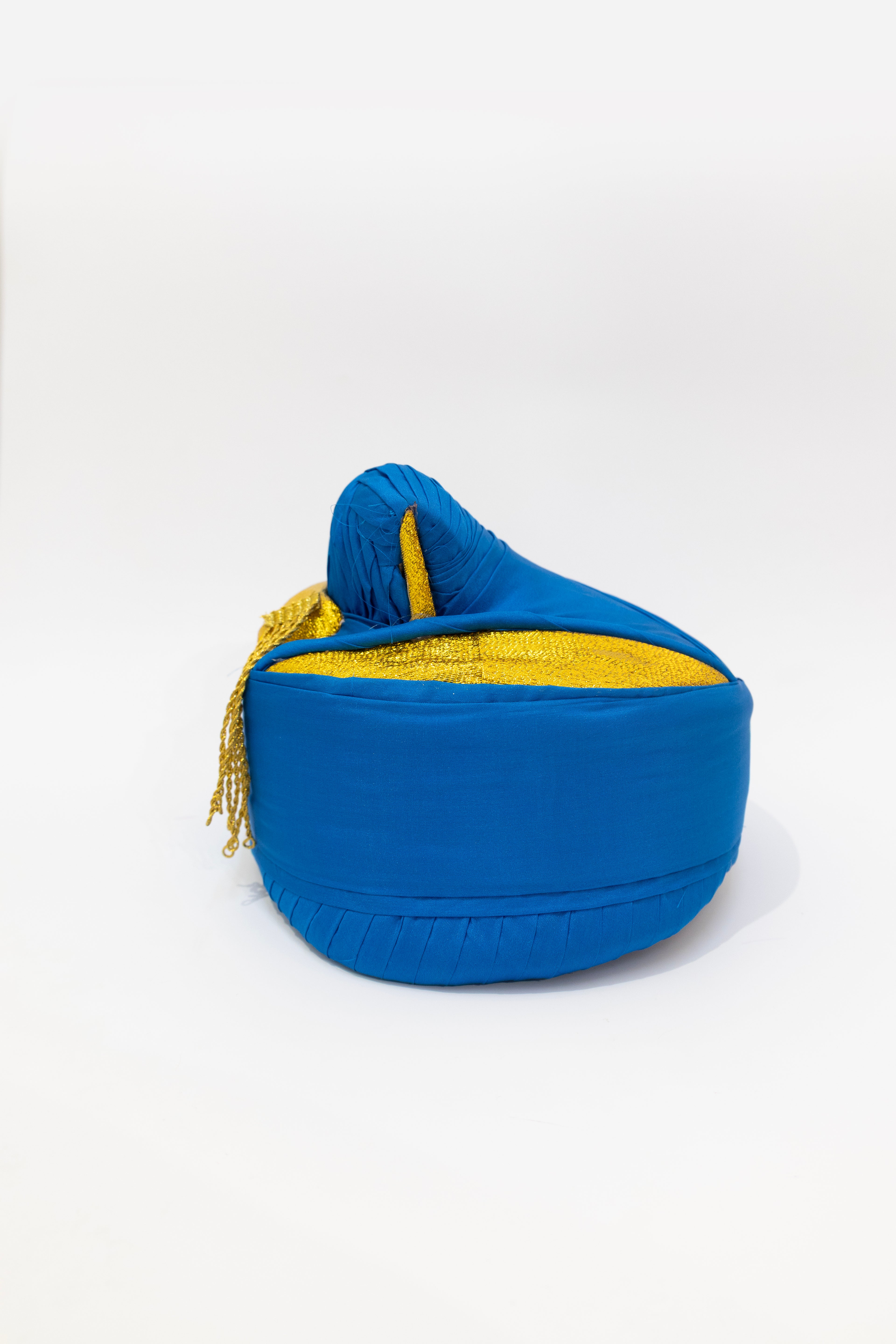 Plain Puneri Pagadi for Batu - Firozi Blue / Chintamani