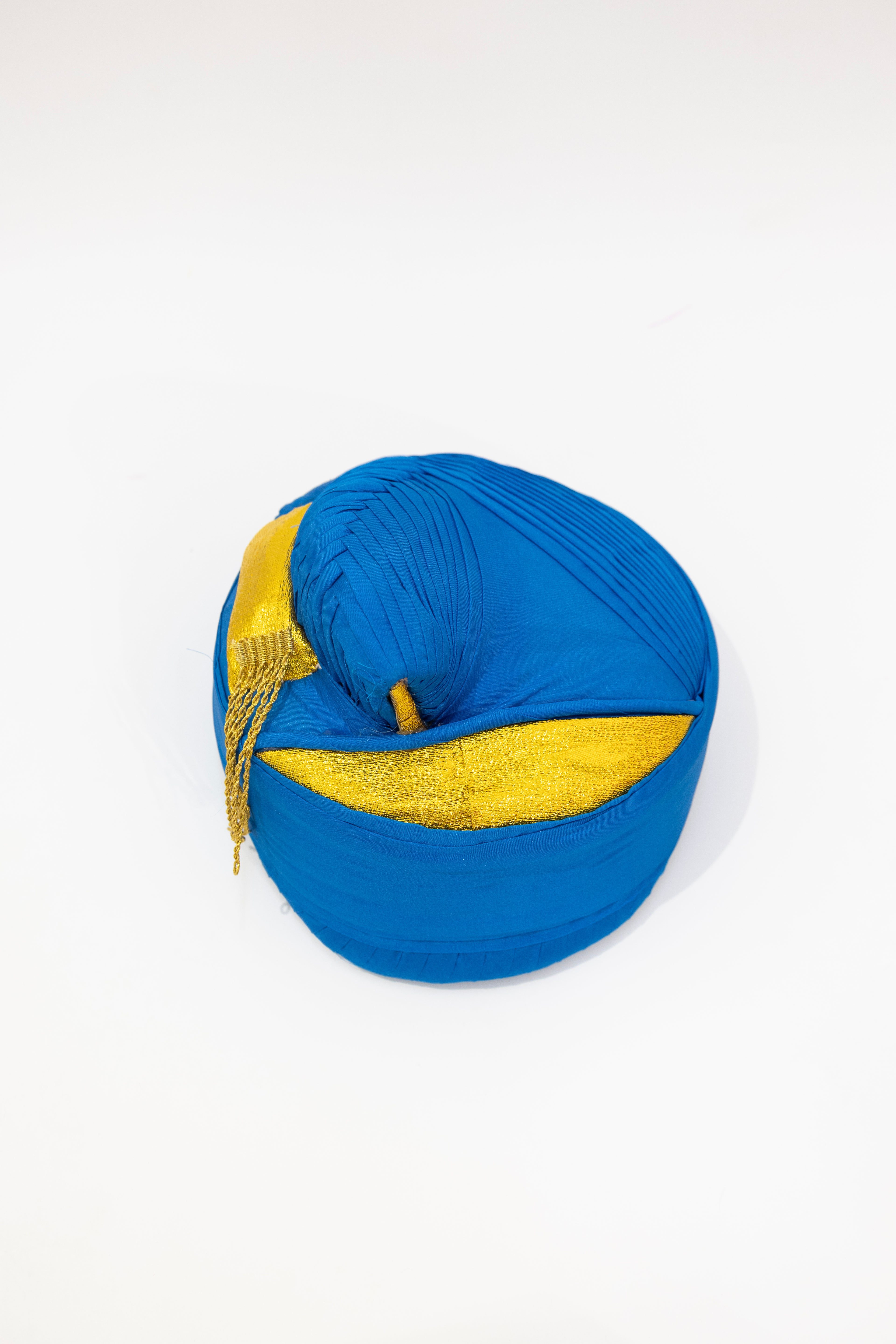 Plain Puneri Pagadi for Batu - Firozi Blue / Chintamani