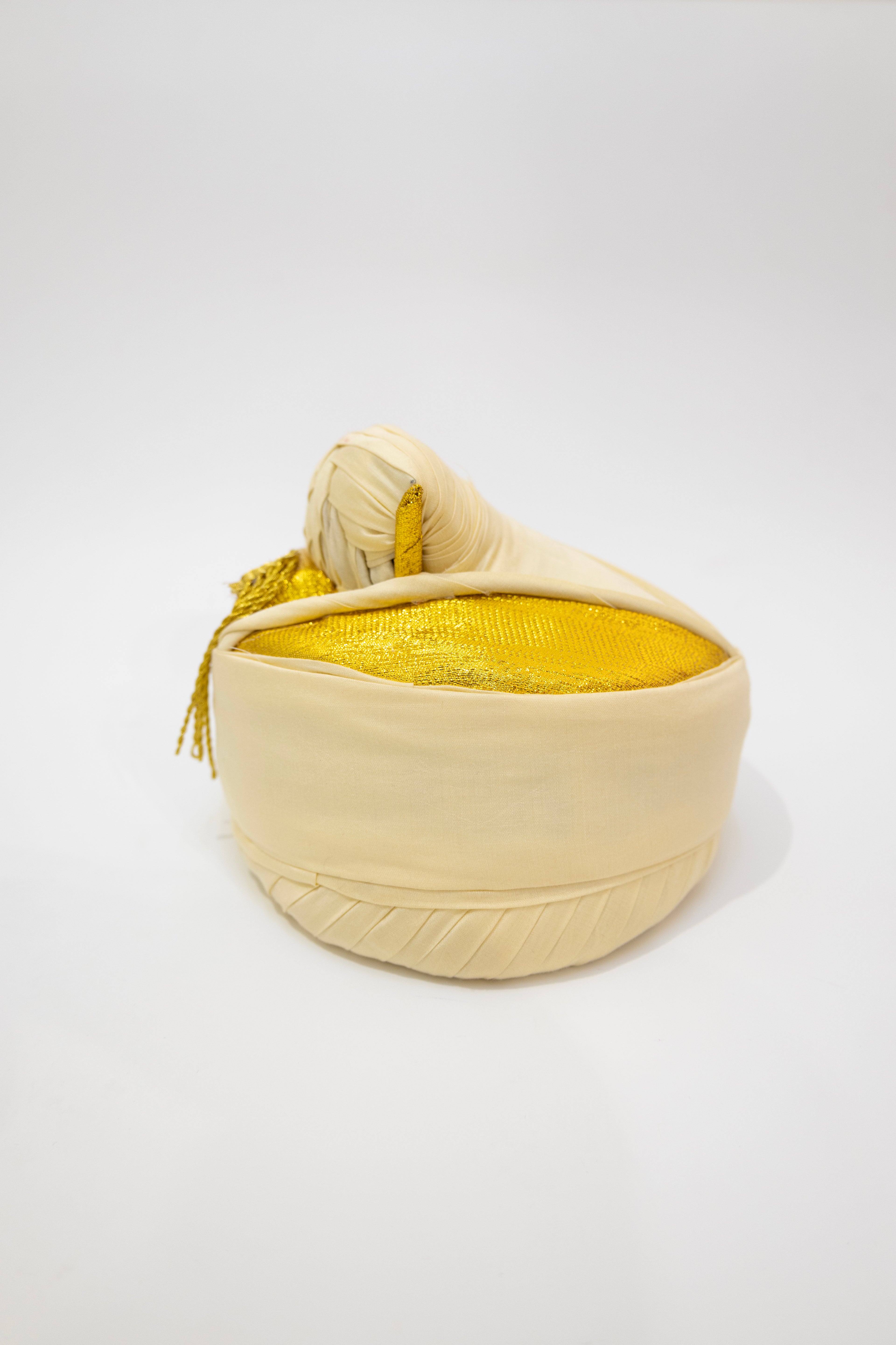 Plain Puneri Pagadi for Batu - Ivory