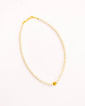 Glass Pearls Necklace with Round Bead for Girls