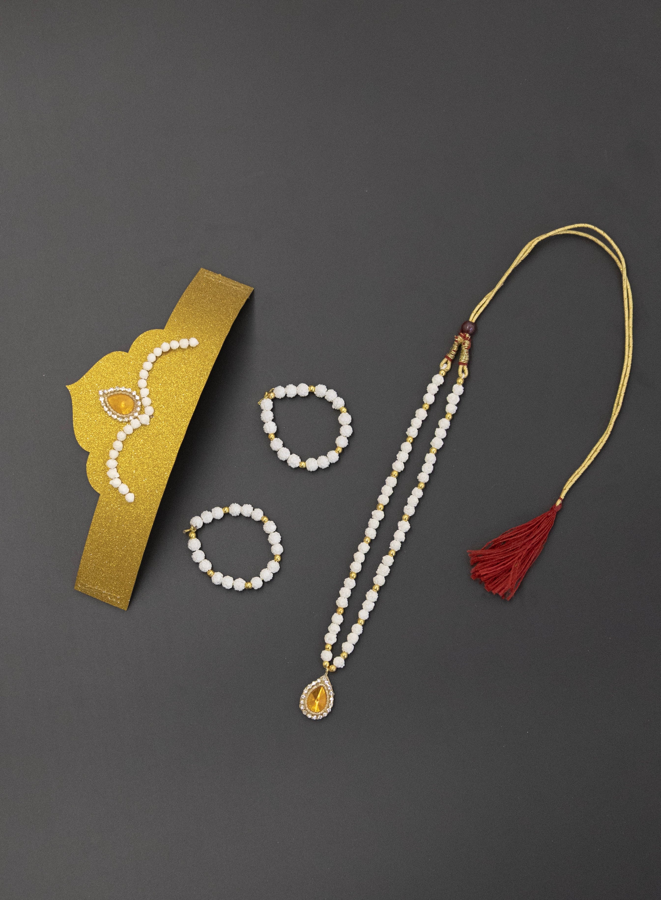 Radha Krishna Golden unisex set for Makar Sankrant Festival