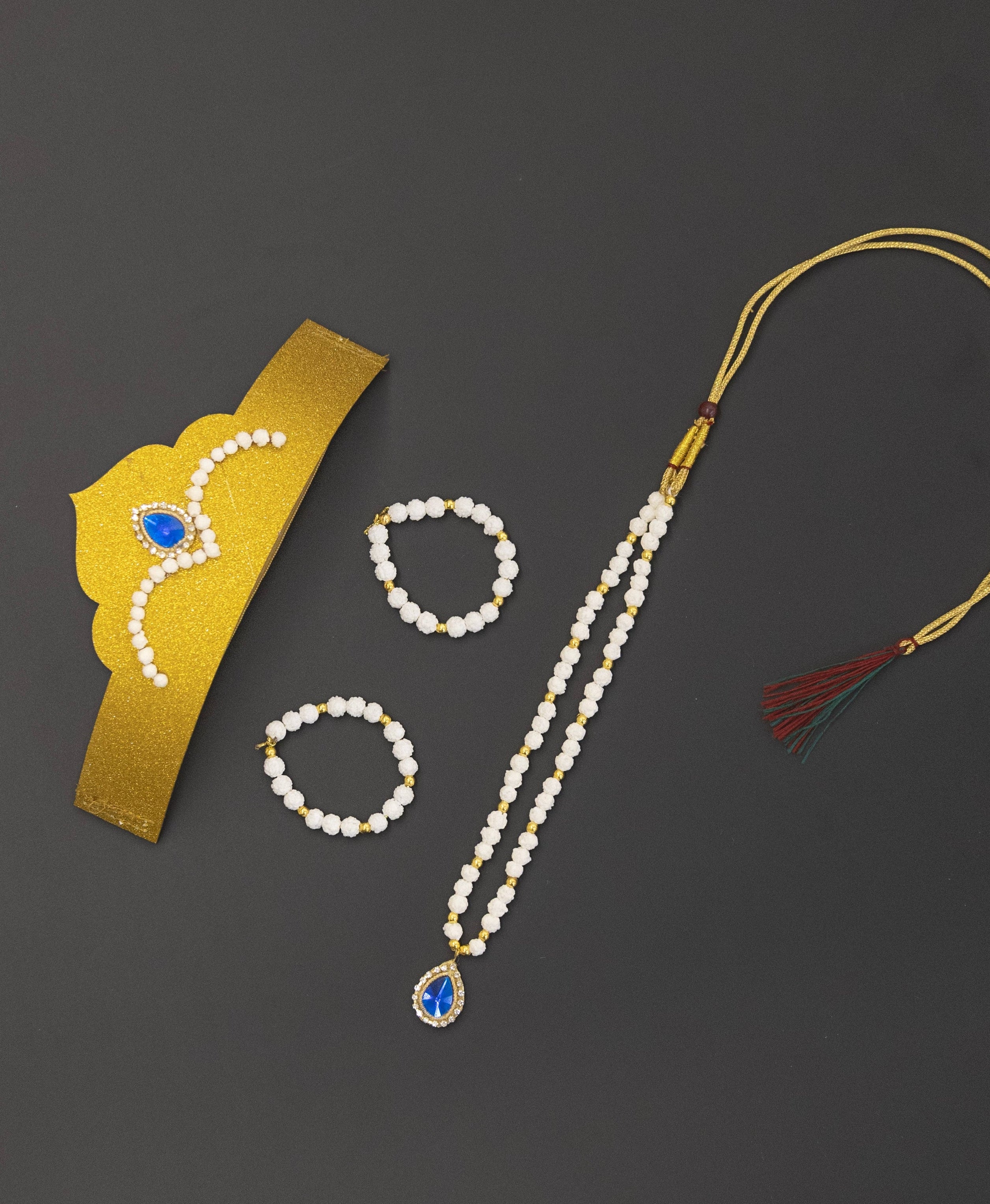 Radha Krishna Blue unisex set for Makar Sankrant Festival