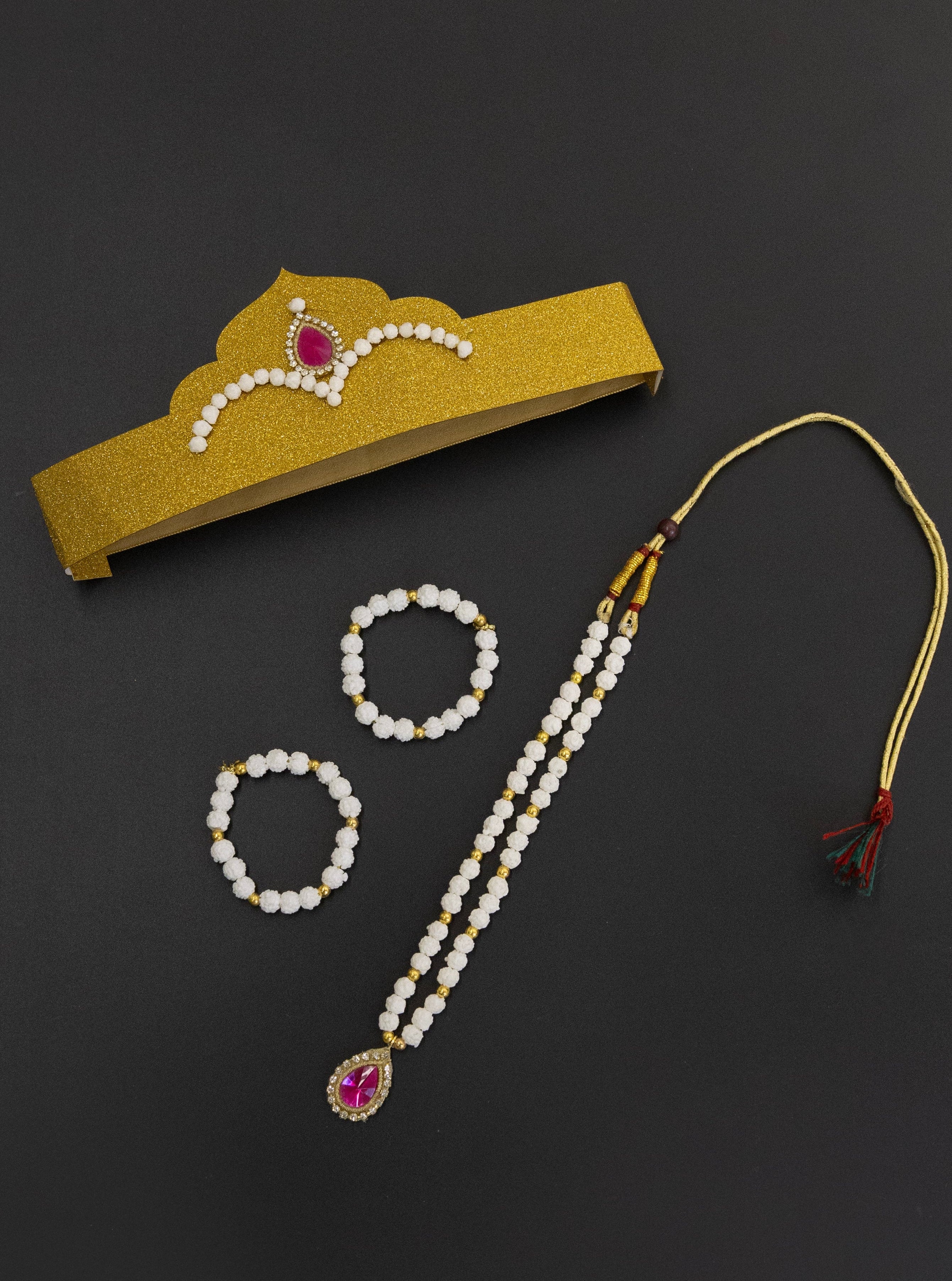 Radha Krishna Pink unisex set for Makar Sankrant Festival