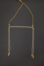 Vratabandha Pearl Accessories Combo With Red-Green Findings