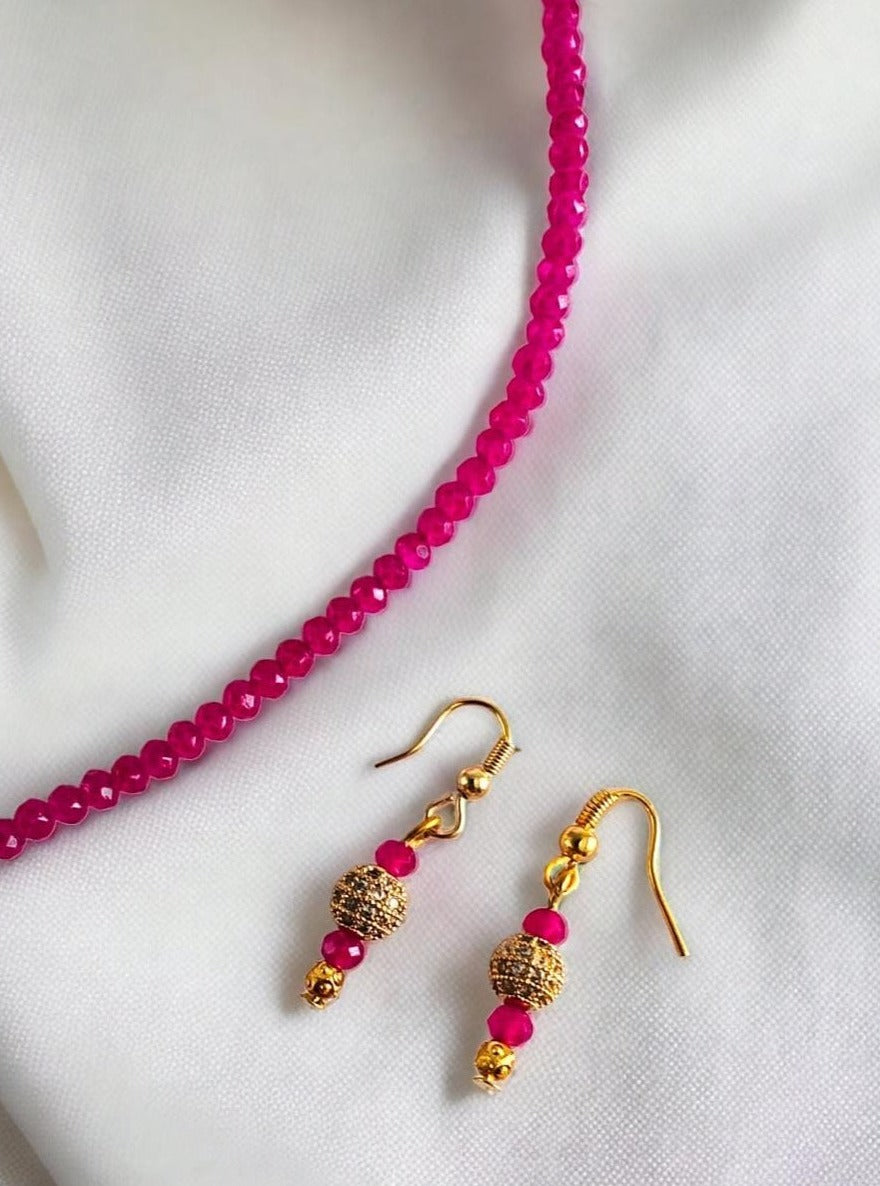 Pastel Pink Single Strand Seed Bead Necklace, Thin 1.5mm Single Strand –  Kathy Bankston