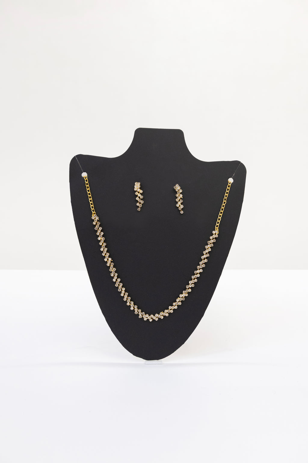 Dazzling American Diamond  Imitation Necklace & Earrings Set