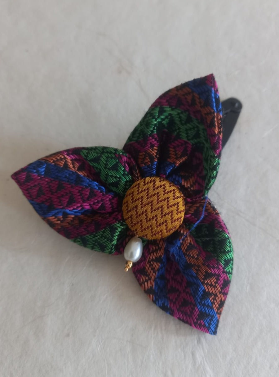 Accessories gifts fancy traditional ethnic hair accessories for kids trendy handmade hairclip fabric hair accessories hair band head band brocade handcrafted hair pin hair accessory tic-tac clips matching assorted mix n match pearl multicolour metal golden bow rubber band      