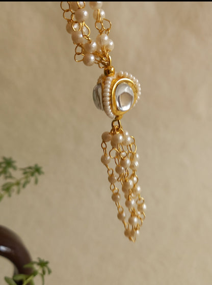 Janav / Yagnopavit / Sacred Thread with Kundan embellished Bead Findings Soyara Ethnics Studio