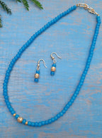 Accessories gifts fancy traditional ethnic for kids trendy handmade fabric accessories brocade handcrafted matching assorted mix n match pearl multicolour metal golden party wear beaded glass beads trendy gold plated earrings pendant    