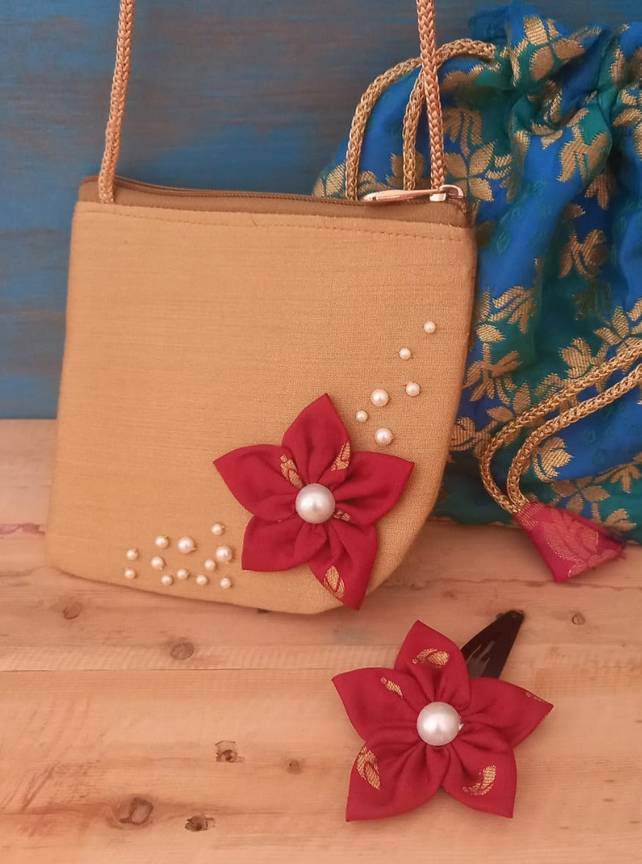 Fulva Set - Red Colour Gift Combo – Soyara Ethnics Studio