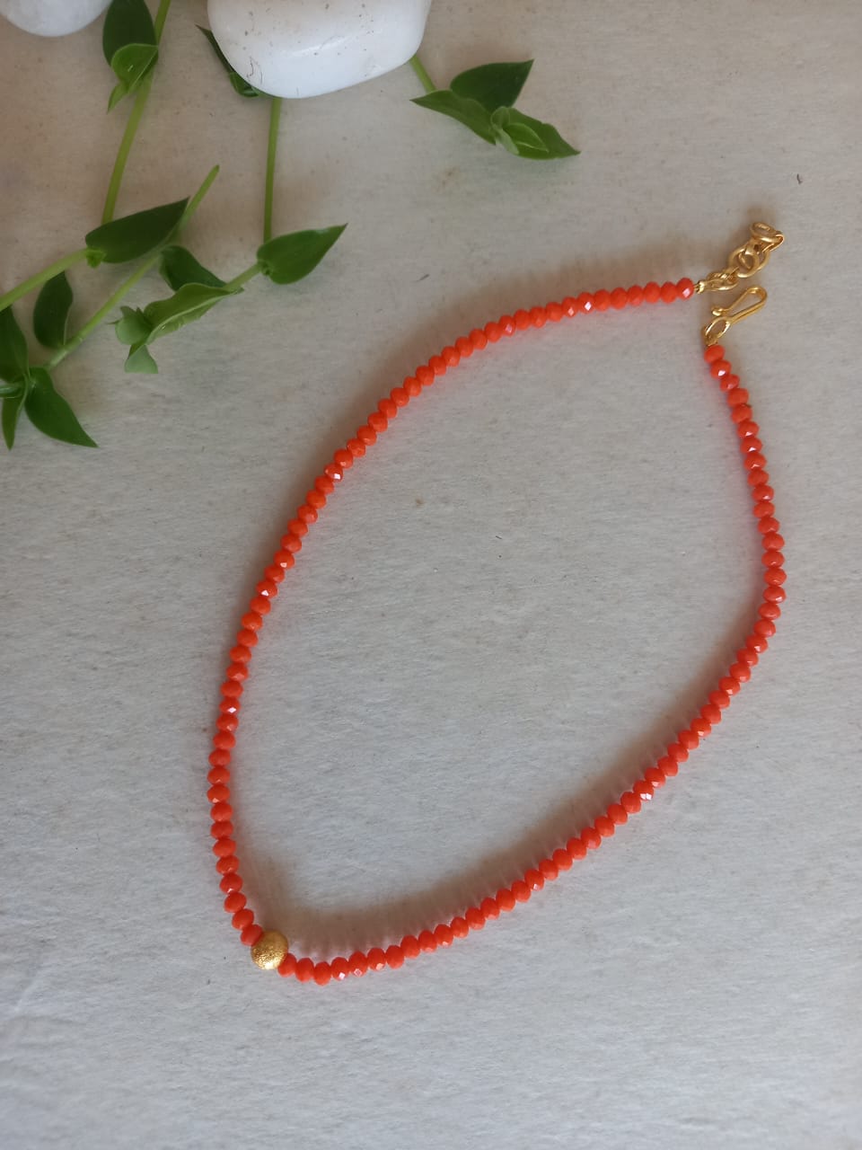 Hand-made 14K gold Sardinia Coral Bracelet adjustable length - Shop  jtdreamer Bracelets - Pinkoi