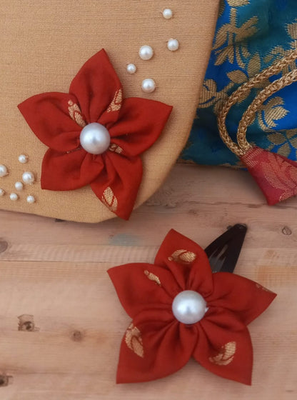 Accessories gifts fancy traditional ethnic hair accessories for kids trendy handmade hair clip fabric hair accessories hair band head band brocade khunn handcrafted hair pin hair accessory tic-tac clips matching assorted mix n match pearl multicolour metal golden bow rubber band cute sling purse hand purse brocade hand embroidery under 200 sling bag flower water proof zipper for closure machine embroidery