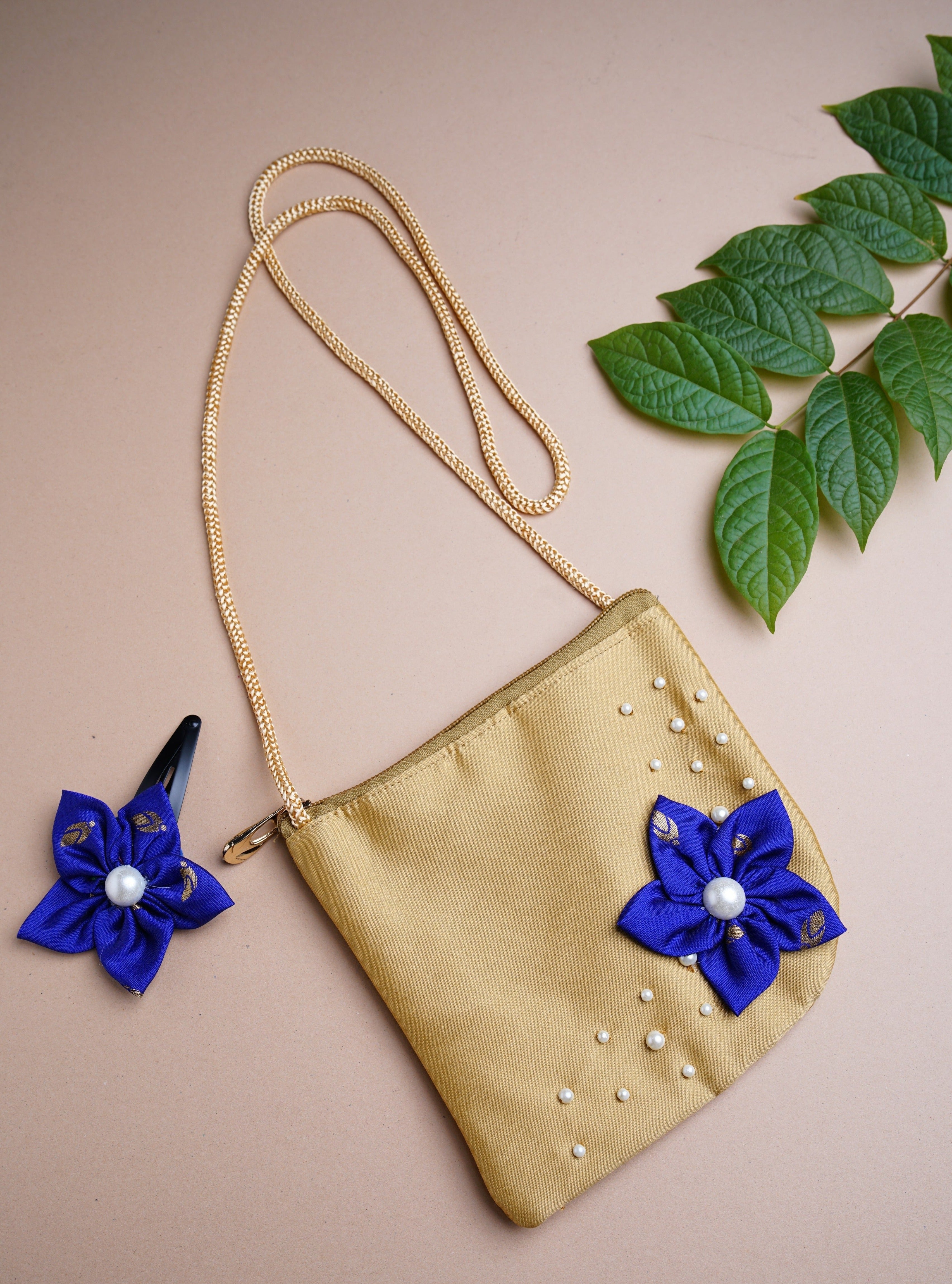 Accessories gifts fancy traditional ethnic hair accessories for kids trendy handmade hair clip fabric hair accessories hair band head band brocade khunn handcrafted hair pin hair accessory tic-tac clips matching assorted mix n match pearl multicolour metal golden bow rubber band cute sling purse hand purse brocade hand embroidery under 200 sling bag flower water proof zipper for closure machine embroidery