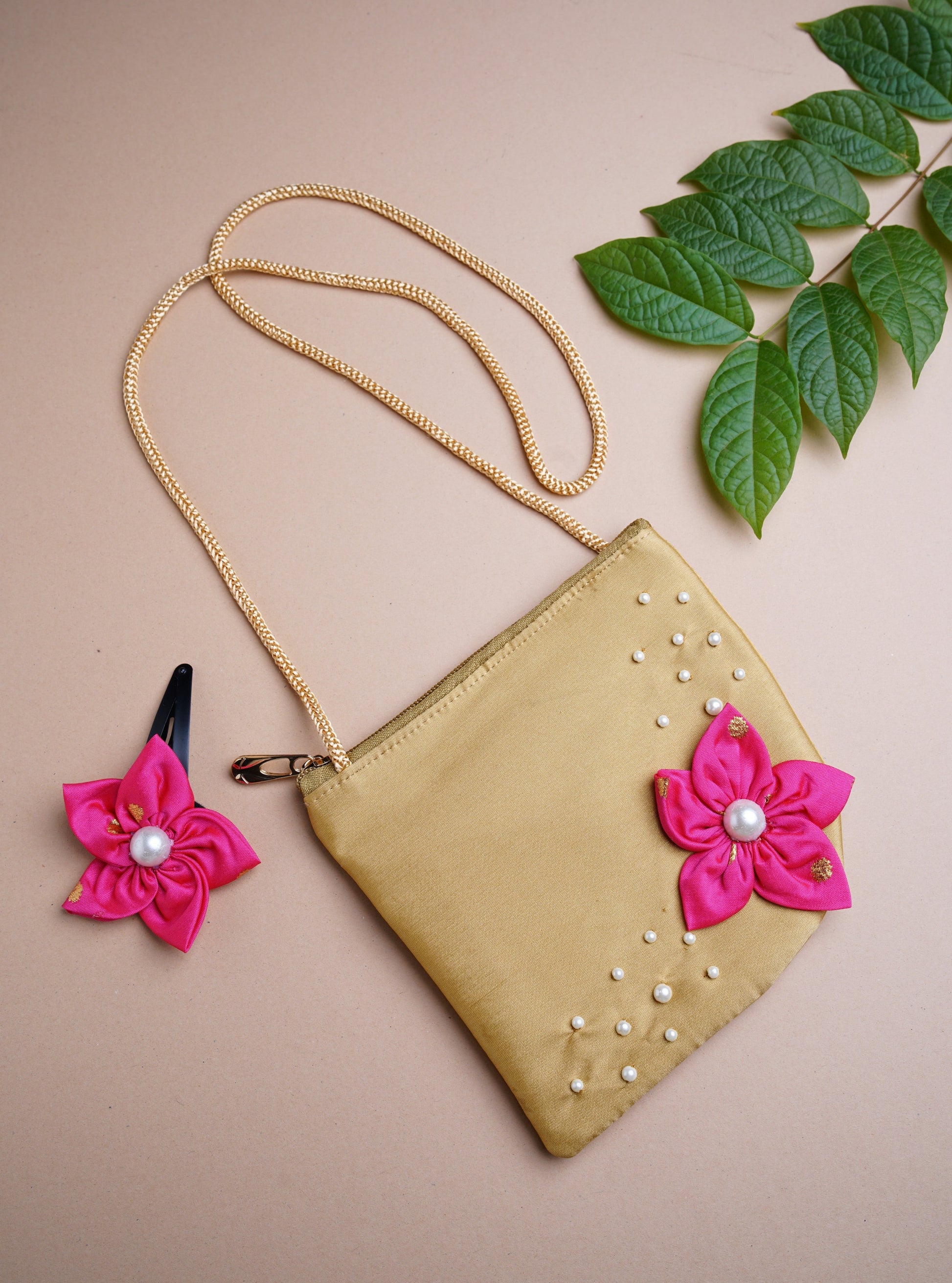 Accessories gifts fancy traditional ethnic hair accessories for kids trendy handmade hair clip fabric hair accessories hair band head band brocade khunn handcrafted hair pin hair accessory tic-tac clips matching assorted mix n match pearl multicolour metal golden bow rubber band cute sling purse hand purse brocade hand embroidery under 200 sling bag flower water proof zipper for closure machine embroidery