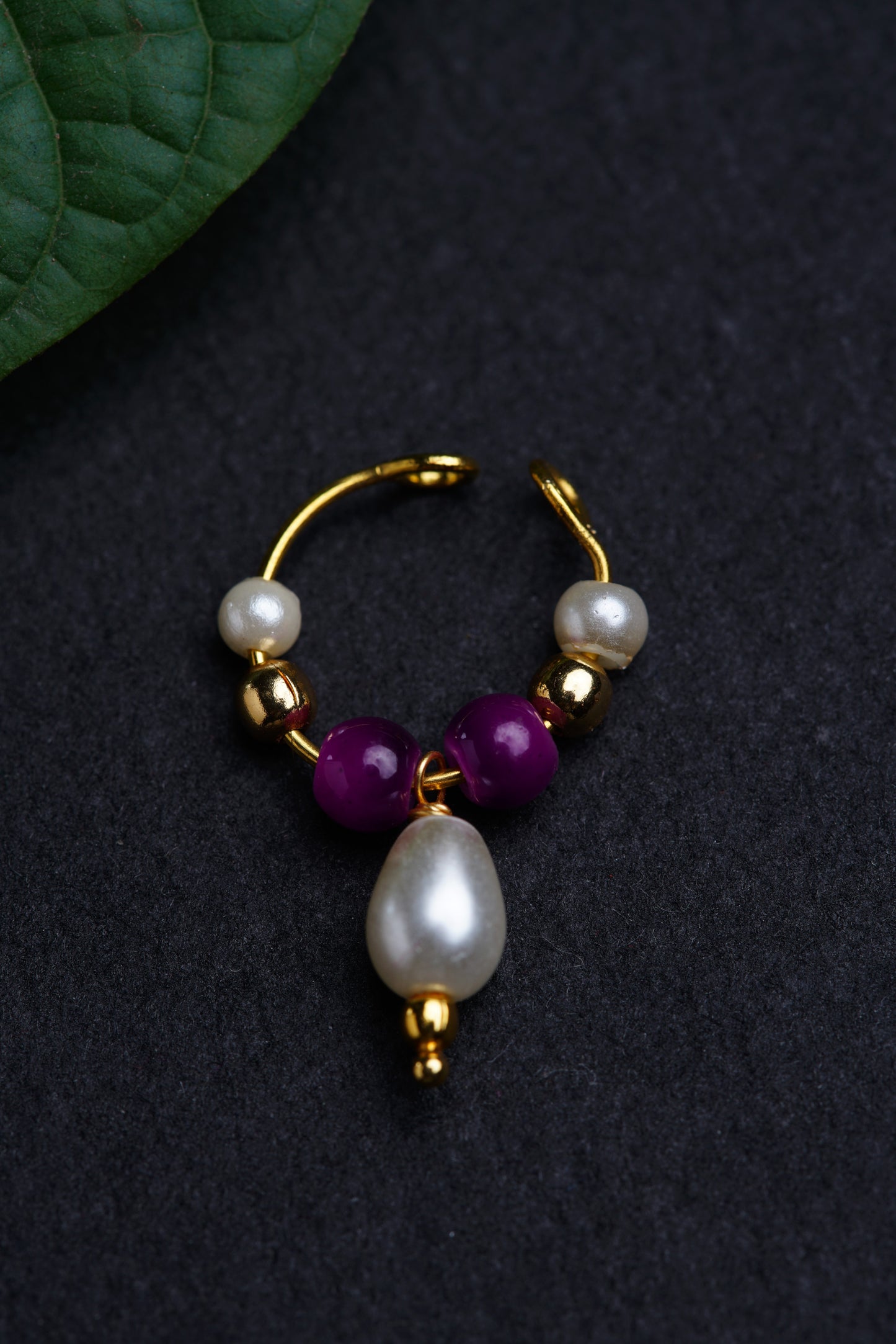 Free Size Clip on Bhikbali.You don't need piercing to wear this. Perfect Match On Traditional Outfit. Mundavalya,kanthi,bhikbali,topi,pagdi are boys accessories exclusively designed using Pearls,glass beads,jadau & gold plated findings for Batu,for Upanayan/Vratabandha/munj /thread ceremony.