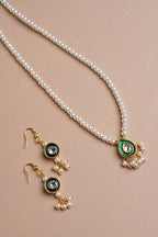 Accessories gifts fancy traditional ethnic for kids trendy handmade fabric accessories brocade handcrafted matching assorted mix n match pearl multicolour metal golden party wear beaded glass beads trendy gold plated earrings pendant    