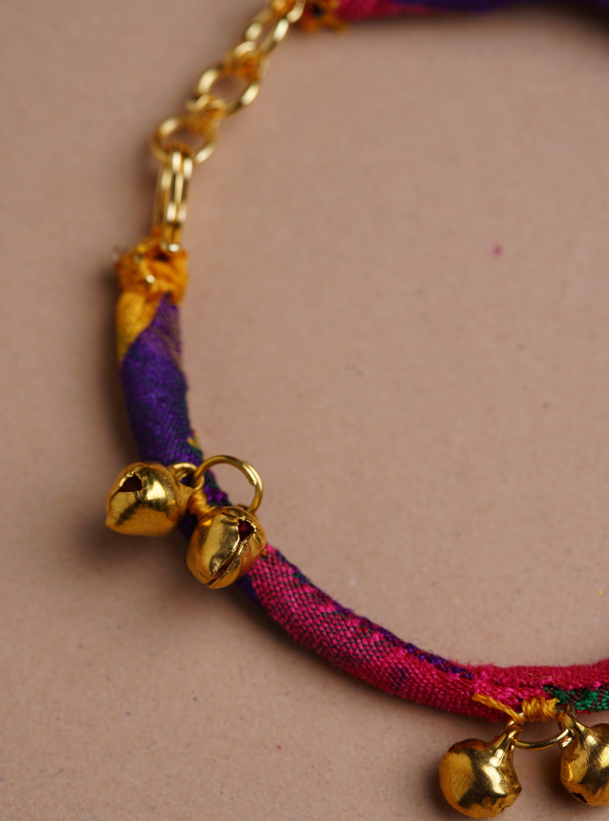 Accessories gifts fancy traditional ethnic trendy handmade accessories handcrafted matching assorted mix n match pearl multicolour metal golden anklet payal barefoot sandals German silver black fabric payal gold gotta flower 