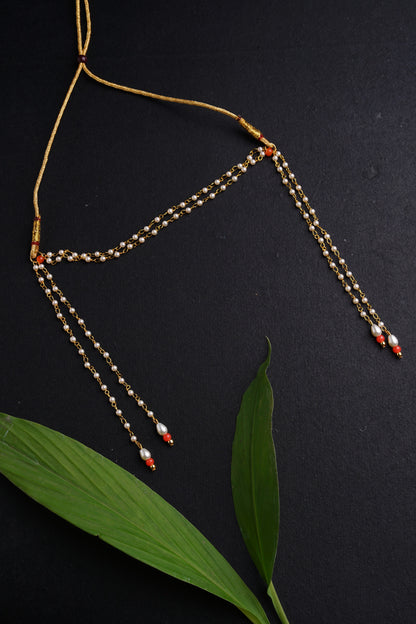 Traditional ethnic for baby boy vratabandha upnayan  munj mauji bandhan pearl pearl chain pendant handmade handcrafted golden multi color beaded batu paithani double layer triple layer glass beads bhikshawal  bhikbali mundavalya kanthi jholi panche gamacha towel janav yadnyopavit brooch cotton clip on soval chaddi inner pant     