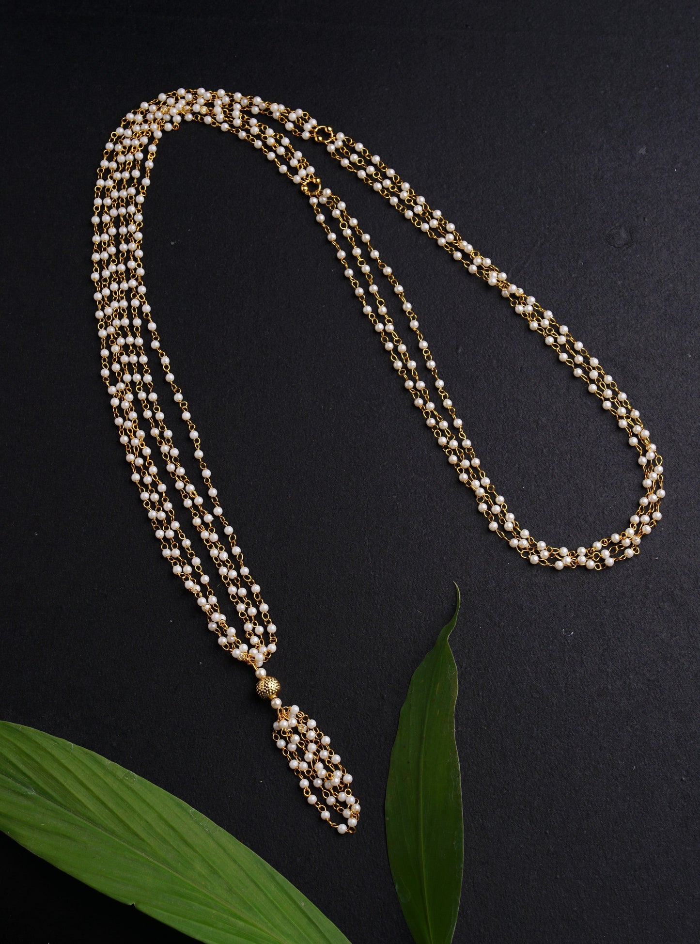 Janav / Yagnopavit / Sacred Thread with Hammered dotted gold plated be ...