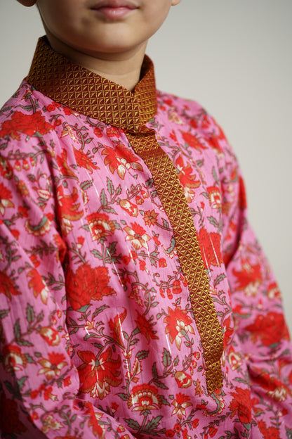  traditional ethnic brocade printed silk cotton kurta pyjama salwar suit pajama churidar set sherwani jacket for baby boy kids 
