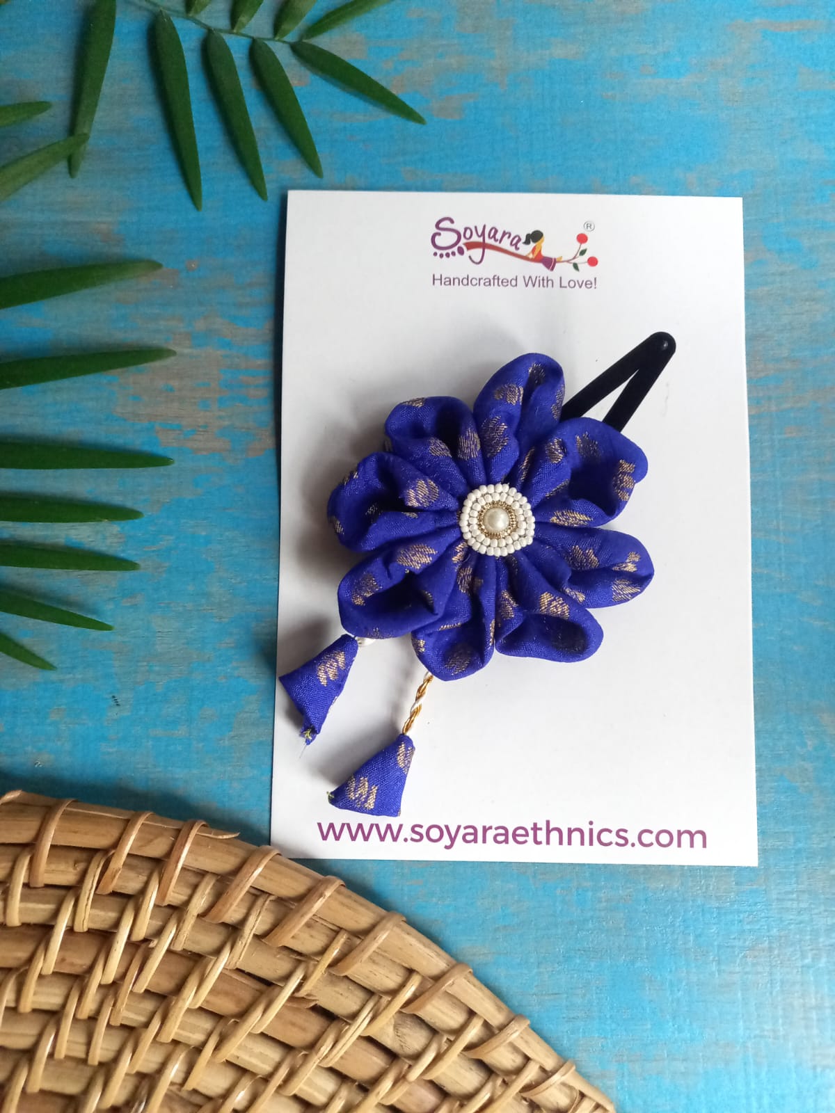 Accessories gifts fancy traditional ethnic hair accessories for kids trendy handmade hair clip fabric hair accessories hair band head band brocade handcrafted hair pin hair accessory tic-tac clips matching assorted mix n match pearl multicolour metal golden bow rubber band      