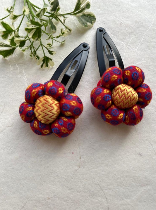 Accessories gifts fancy traditional ethnic hair accessories for kids trendy handmade hair clip fabric hair accessories hair band head band brocade handcrafted hair pin hair accessory tic-tac clips matching assorted mix n match pearl multicolour metal golden bow rubber band      